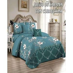 Genérico - Sabana Con Cubrecama Plaza Y Media