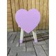 thumbnail image 1 of Juego de mesa de 60x60cm y 2 sillas con forma de corazon, 1 of 2