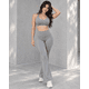 thumbnail image 1 of Conjunto Deportivo Mujer Peto y Calza Flare Cintura Alta Gym, 1 of 5