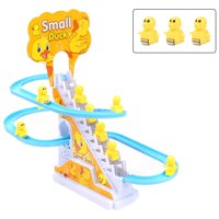 Magideal - Juguete De Escaleras De Escalada De Pequeño Con Luz Musical, Juguetes De Para , Juguete De Escaleras De Escalada De Eléctrico Para - 3 S 3 Patos