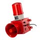 thumbnail image 1 of alarma de voz y luz sirena estroboscópica industrial 130db advertencia de emergencia 110v, 1 of 5