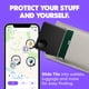 thumbnail image 2 of Logotipo rastreador Bluetooth de Life360 Slim para cartera y equipaje, 2 of 7