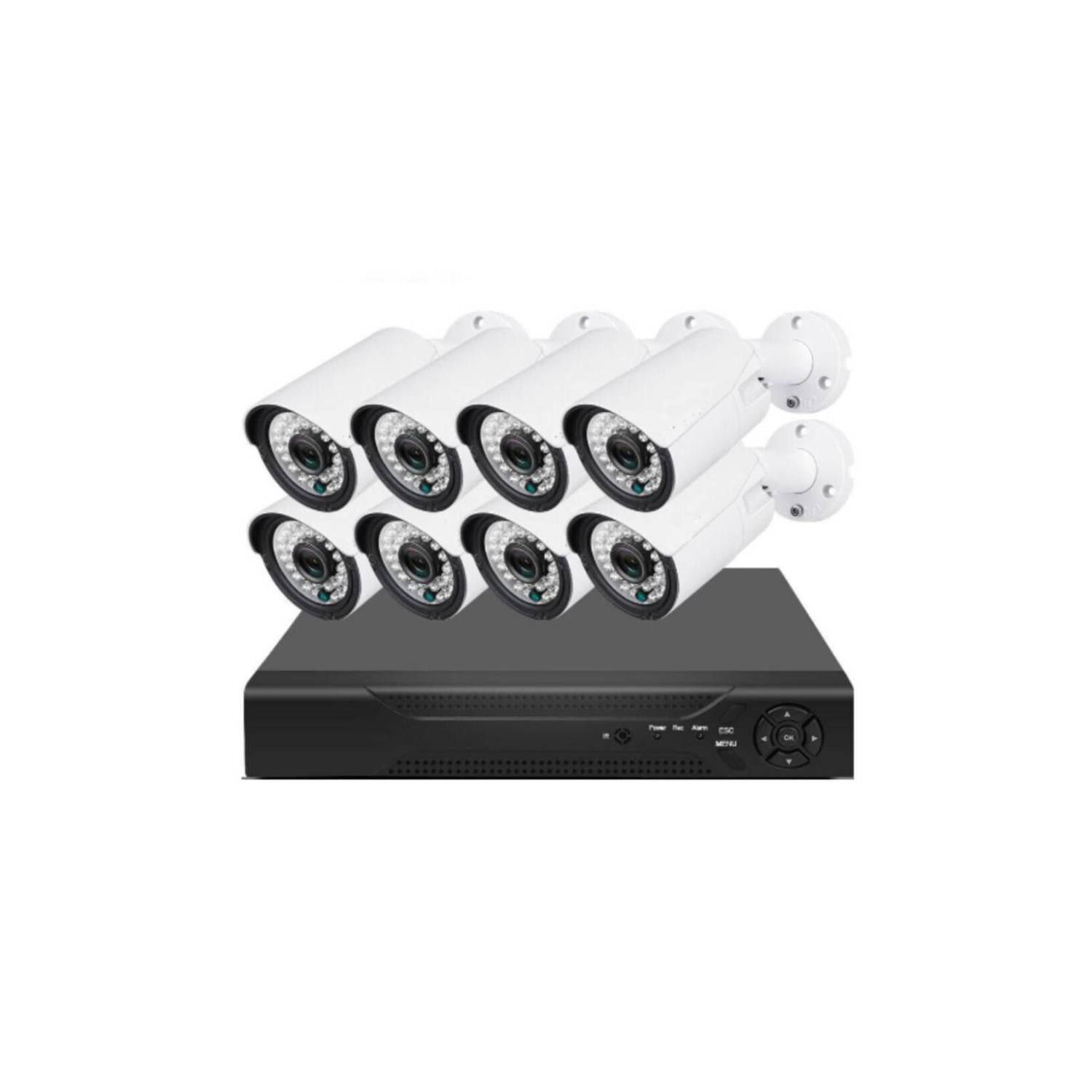 Genérico - Kit De Seguridad 8 Camaras Dvr Fhd 8 Canales Circuito Cerrado