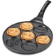 thumbnail image 1 of Pancake Pan con 7 Smiley Rostro, Pancake Maker Antiadherente Mini Pancake Griddle Pan para Niños, Negro, 1 of 7