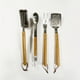 thumbnail image 2 of Set Parrilla Asado 4 Piezas Acero Inox Madera Austin Kawi®, 2 of 6