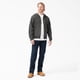 thumbnail image 5 of Sudadera con capucha Dickies de forro polar con cremallera completa para hombre Dark Heather, 3XL, 5 of 7
