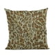 thumbnail image 1 of Cojín decorativo Plutus Brands Safari Cheetah con bordado, café, 1 of 5