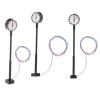 Magideal - Ferrocarril Modelo - 1/87 1:87, De Construcción, Vintage, Bombillas Blancas Cálidas, De De Arena De Iluminación, Escenas De C