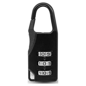 Gen - Ch-074-S Mini Candado Con Clave Color Negro