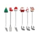 thumbnail image 3 of Juego De Tenedores Y Cucharas Navide?as, Utensilios Multiusos Para Boda, Helado, Argent, 6 Piezas, 3 of 5