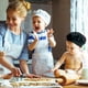 thumbnail image 4 of 1 juego de delantal y gorro para niños y manga, delantal de chef para cocinar, hornear, pintar, para jardín de infantes, pintura artística, 4 of 8