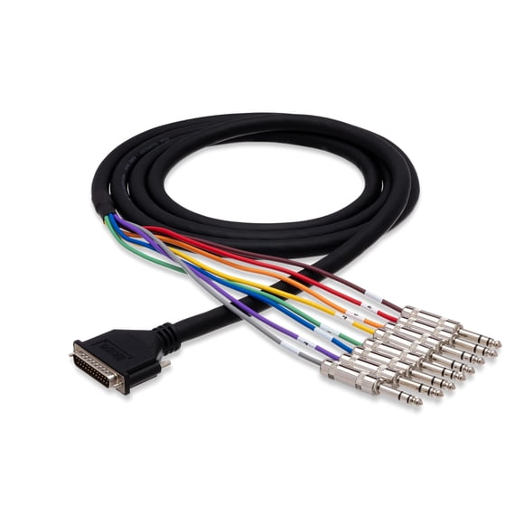 Cable snake balanceado Hosa DTP-803 DB25 a TRS 1/4" 3 m 8‑canal
