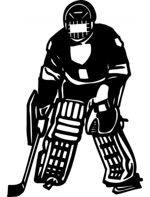Rienda Libre Graphics - Decomural Goalkeeper Ice Hockey Sports Ws-17629