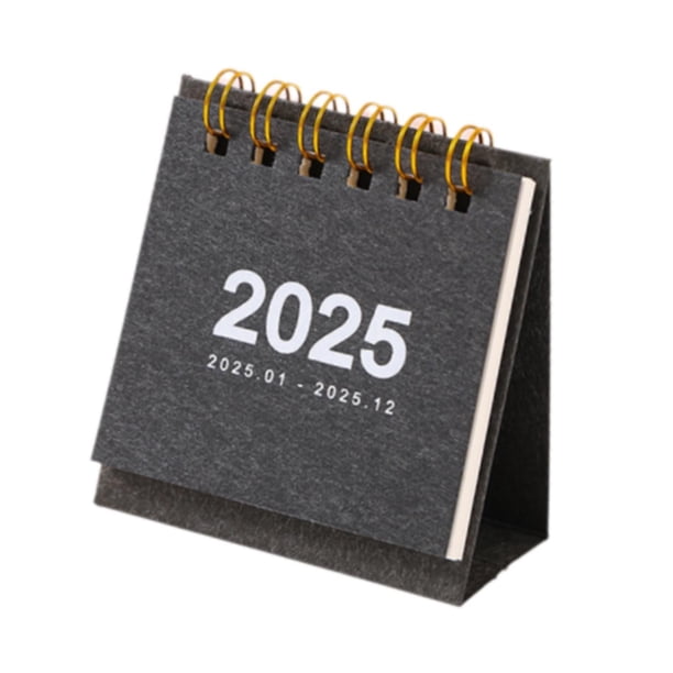 Calendario De Escritorio Pequeño Y Práctico, Calendario Plegable Para Mesa, Horario Diario De Vacaciones, Color Negro