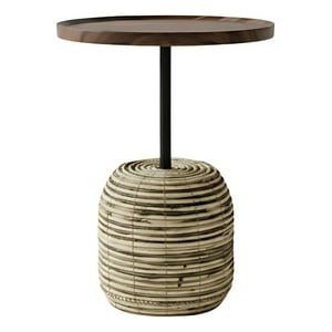 Genérico - Mesa Auxiliar Decorativa Centro Moderna Hogar Redonda Jhn