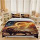thumbnail image 1 of 3pcs Leo Art Themed Bedding Set Duvet Cover and Pillowcase Set Soft and Comfortable for All Seasons, 1 of 5