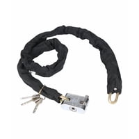 Genérico - Candado Cadena Para Motos Y Bicicleta 120 Cm Negro