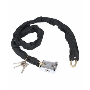 Genérico - Candado Cadena Para Motos Y Bicicleta 120 Cm Negro