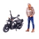 thumbnail image 2 of 1:64 Figura Conducción Motocicleta Micro Paisaje DIY Proyectos S Escala Gris Negro, 2 of 5