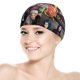 thumbnail image 5 of Descendientes Gorro de Natación de Licra, Gorro de Baño de Tela Cómoda, Gorro Elástico Antideslizante para Hombres, Mujeres y Niños, 5 of 6