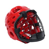 Ioensy - Karate Headgear Casco Portátil De Taekwondo Para Deportes De Lucha Kickboxing Mma Xl Rojo