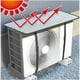 thumbnail image 2 of Cubierta para bomba de calor de aire acondicionado exterior, parasol de 5 mm de grosor, lámina de aluminio, anti-UV, impermeable, a prueba de polvo, con hebilla, adecuada para unidad de aire acondicio, 2 of 5