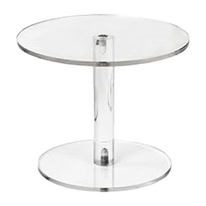 Magideal - Soporte Acrílico Para Pastel, Bandeja Para Servir, Accesorios Para Fotos, Estante Para Frutas, Plato Para Pastelería, Plato De Exhibición Para Dulces, S