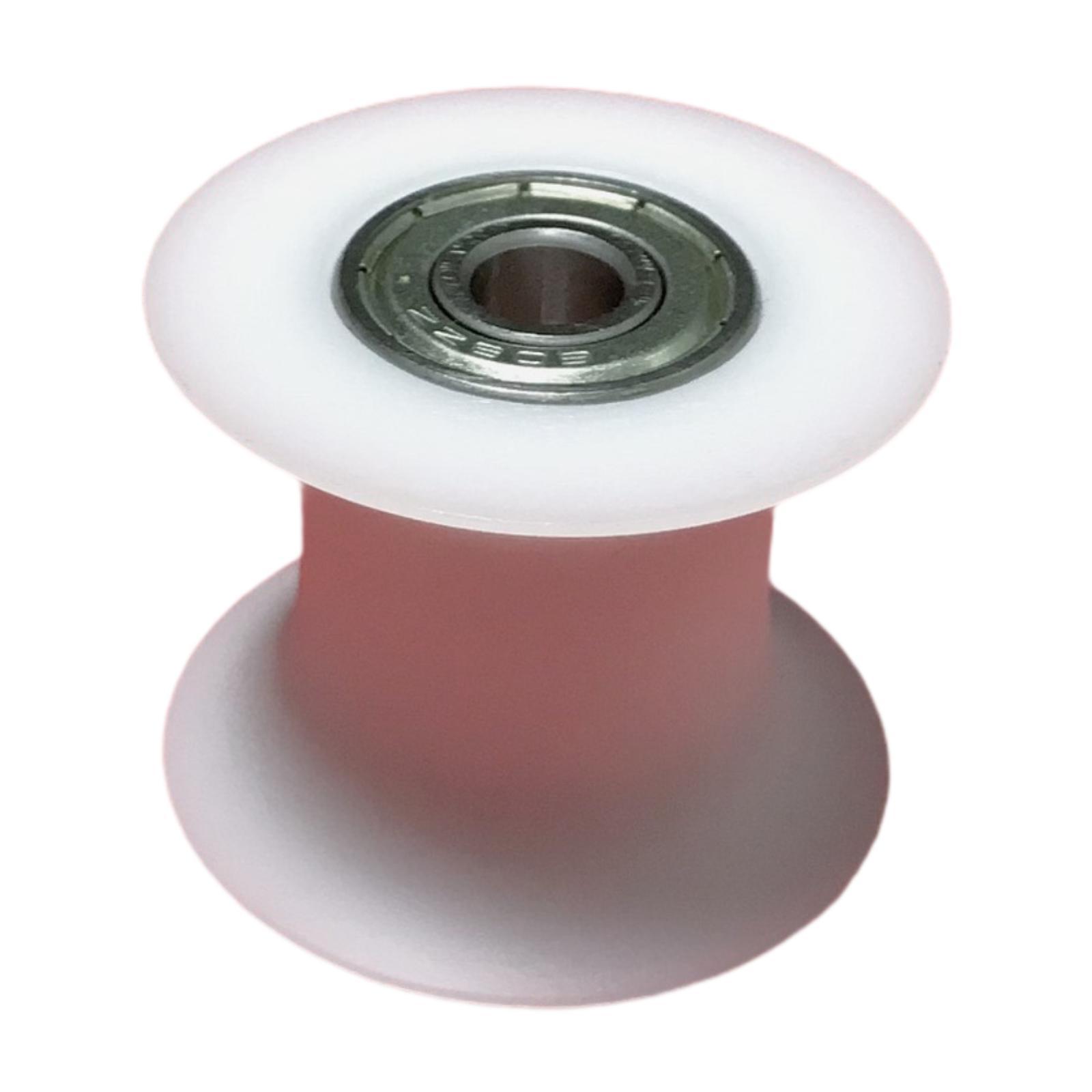 Magideal - Guía De Cable De Alambre De Polea U De La Guía De La Polea Mecánica, Equipo Práctico Rollador De Máquina De Remo De Rodamiento De Bolas De Rodamiento