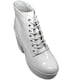 thumbnail image 3 of Botin Charol Taco Alto con Plataforma 60 Yassne Blanco, 3 of 5