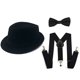 thumbnail image 1 of Set de accesorios de vestuario Gatsby Gangster 1920 para hombre, 1 of 6