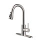 thumbnail image 1 of Llave de cocina HANGE con rociador retráctil, níquel cepillado, 1 of 8