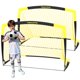 thumbnail image 1 of Juego de portería de fútbol Happy Jump, plegable, 5 x 3.6 pies, 2 unidades, 1 of 9