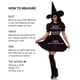 thumbnail image 4 of Disfraz clásico de Leg Avenue Bewitching Witch, tallas grandes 1X-2X, 4 of 4