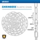 thumbnail image 5 of Cadena de seguridad de plástico estadounidense, peso 2 x 15 m, con tecnología SunShield, 5 of 6
