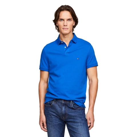 Polo Tommy Hilfiger 1985 Slim De Manga Corta Para Hombre
