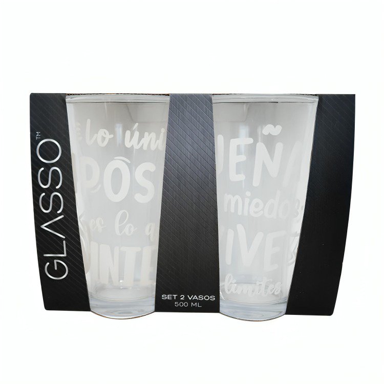 Glasso - Set 2 Vasos Emotions