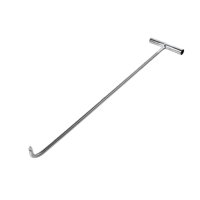 Magideal - Herramienta De Gancho De Alcantarilla, Gancho De Elevación De Puerta, Herramienta De Utilidad De Acero, Herramienta De Elevación Y Tracción Para , 68Cm 10Mm Afilado