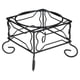 thumbnail image 2 of Soporte de hierro forjado con cuenco individual de acero inoxidable YML, 2 of 5