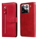 thumbnail image 2 of Funda con Cremallera para Xiaomi 15 Pro, Carcasa Cartera de Cuero PU con Soporte y Tarjetero, 2 of 6