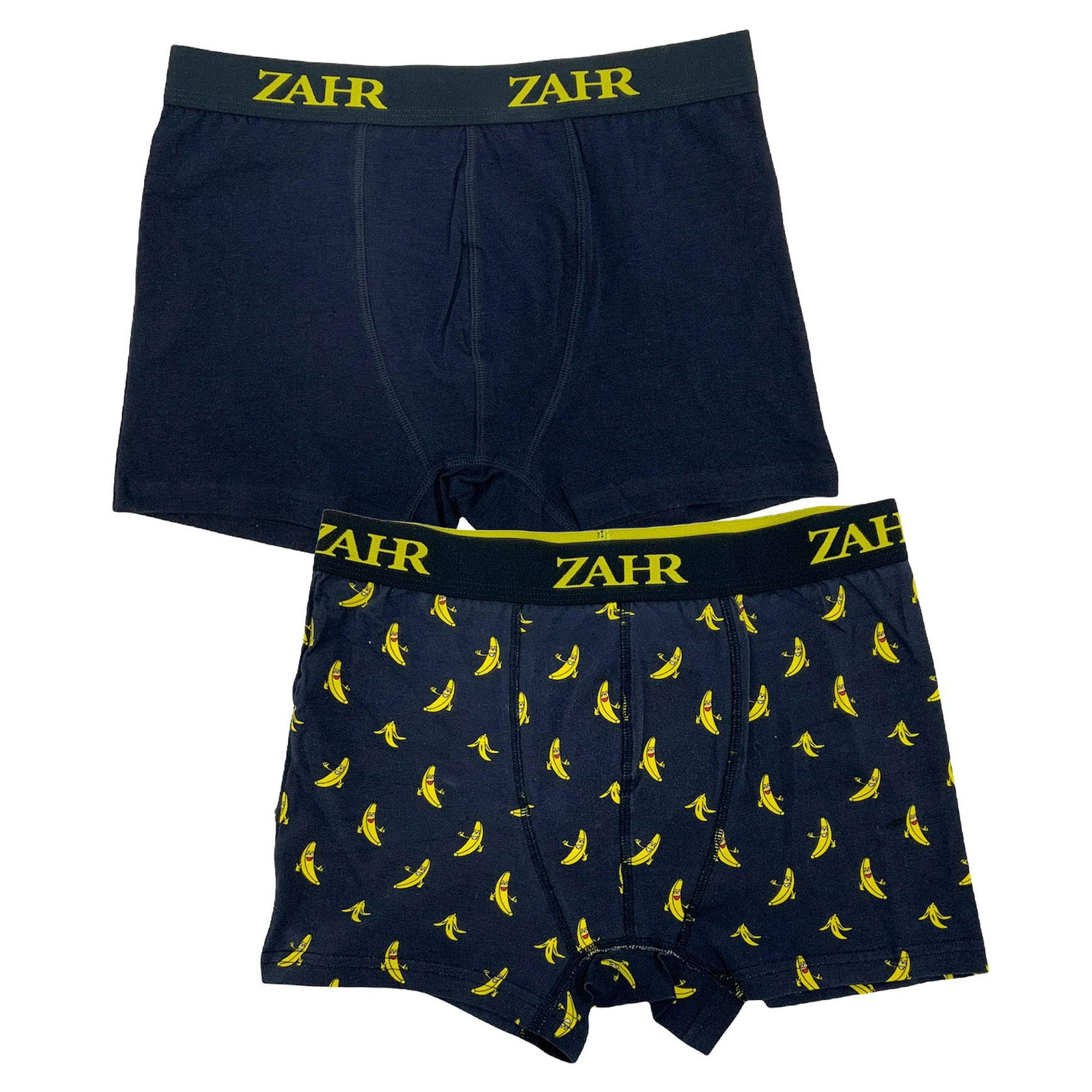 Zahr - Pack De 2 Boxers Azul Y Estampados