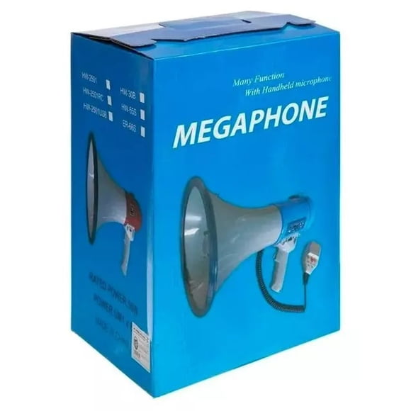Megáfono Altavoz Recargable De Mano 50W