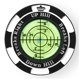 thumbnail image 1 of Marcador de bolas con clip para gorro de golf SlopeMaster ProGreen Reader, negro, 1 of 7