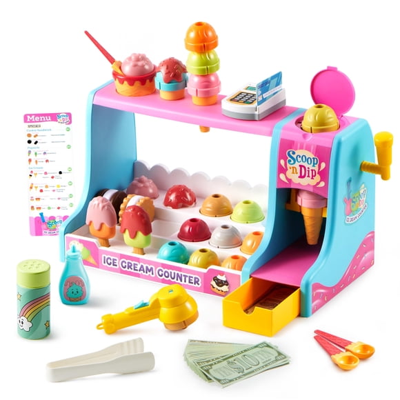 Set de Juego de Helados "Lalalark" con Conos Cambia Color