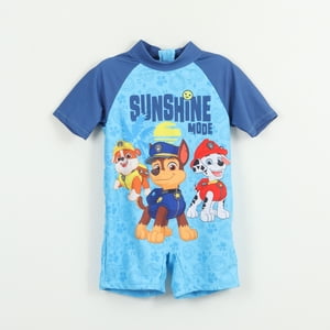 Traje De Baño Niño Celeste Personajes Paw Patrol