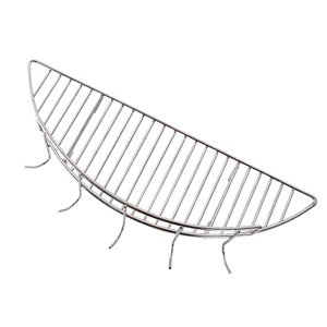 Magideal - Semicírculo Red Rejilla De Enfriamiento Bandeja Para Hornear De Material Acero Inoxidable Sartén Drenaje De Aceite Parrilla Malla Para Patio