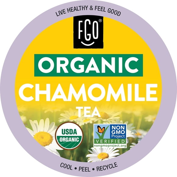 Cápsulas Orgánicas de Manzanilla FGO para K-Cup - 24 Unidades