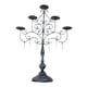 thumbnail image 4 of Candelabro De 5 Brazos Portavelas Cónico Romántico Para Boda Comedor Fiesta, 4 of 5