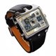 thumbnail image 1 of Reloj ShoppeWatch Referee OH-112 para hombre con correa de piel, 1 of 7