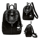 thumbnail image 1 of Mochilca Casual De Mujer Vavichica Mochila Campus Negro Liso, 1 of 8