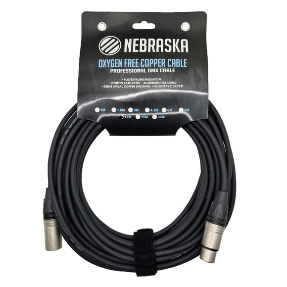 Cable de 12 Metros Nebraska DMX-MF12